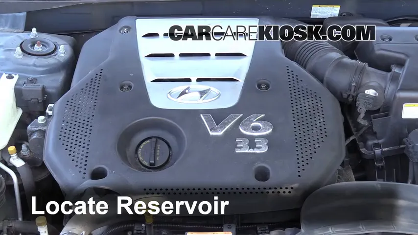 2006 Hyundai Sonata LX 3.3L V6 Windshield Washer Fluid